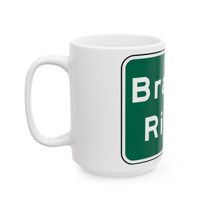 MUTCD I2-2 (Texas) (Road Sign) White Coffee Mug - Go Mug Yourself