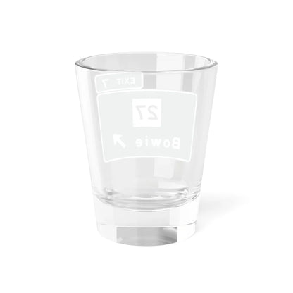 MUTCD Interchange Exit Direction Sign (Texas) (Road Sign) Shot Glass 1.5oz - Go Mug Yourself
