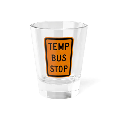 MUTCD-MI CW20-11 (Michigan) (Road Sign) Shot Glass 1.5oz 1.5oz - Go Mug Yourself