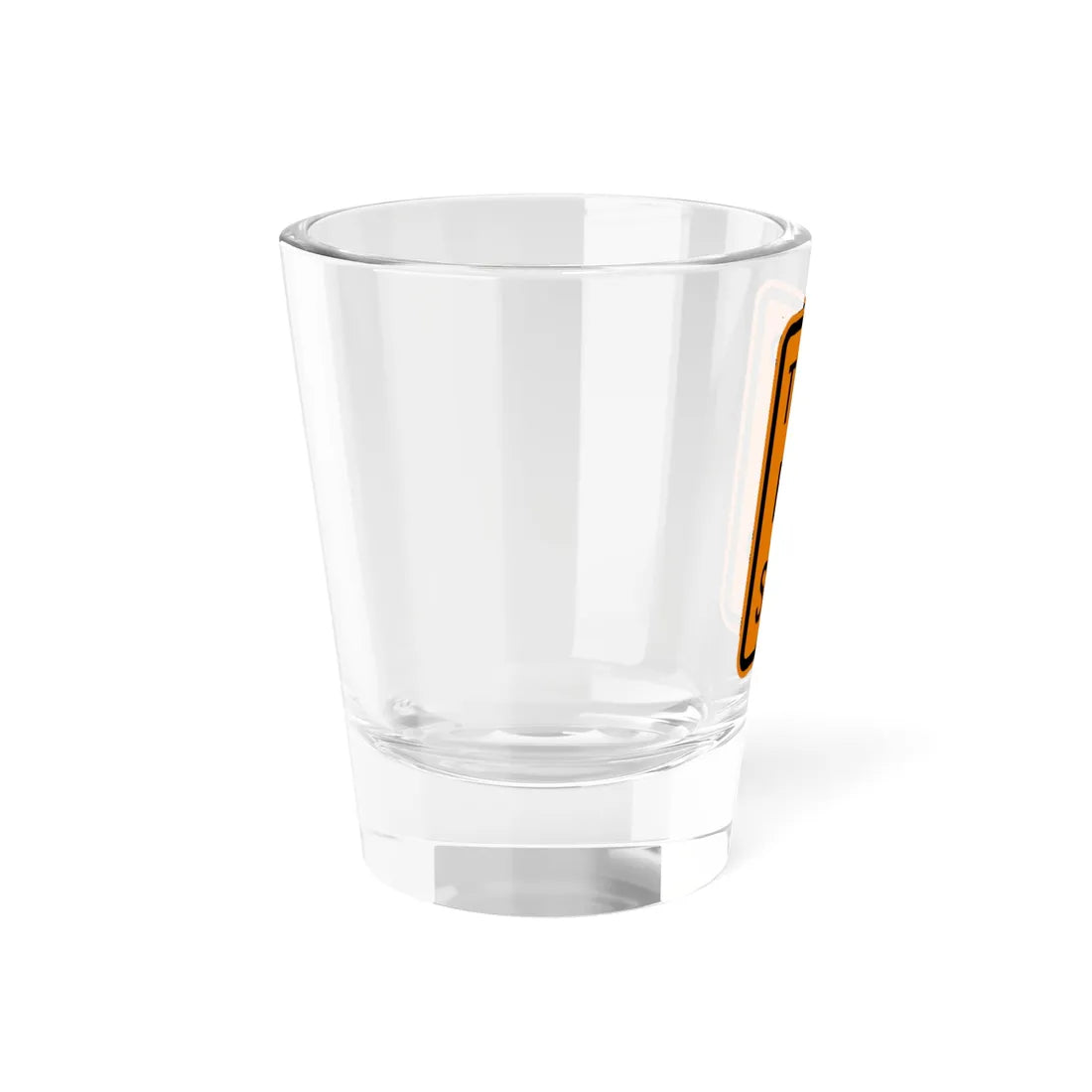 MUTCD-MI CW20-11 (Michigan) (Road Sign) Shot Glass 1.5oz - Go Mug Yourself