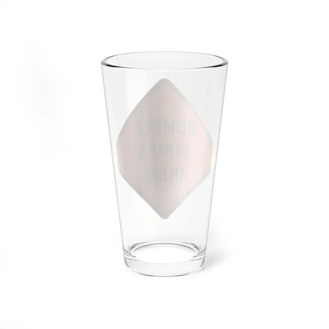 MUTCD-MI CW8-26 (Michigan) (Road Sign) Pint Glass 16oz - Go Mug Yourself