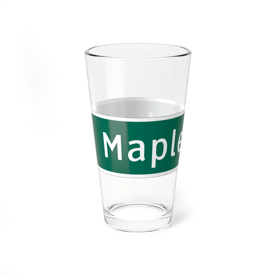 MUTCD-MI D1-1b (Michigan) (Road Sign) Pint Glass 16oz - Go Mug Yourself
