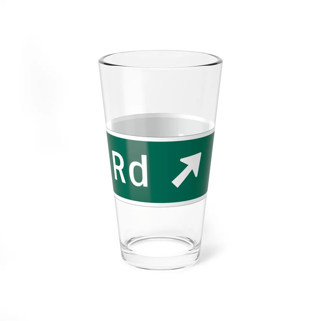 MUTCD-MI D1-1b (Michigan) (Road Sign) Pint Glass 16oz - Go Mug Yourself