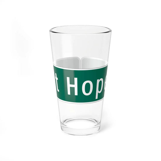 MUTCD-MI D3-1 (Michigan) (Road Sign) Pint Glass 16oz 16oz - Go Mug Yourself