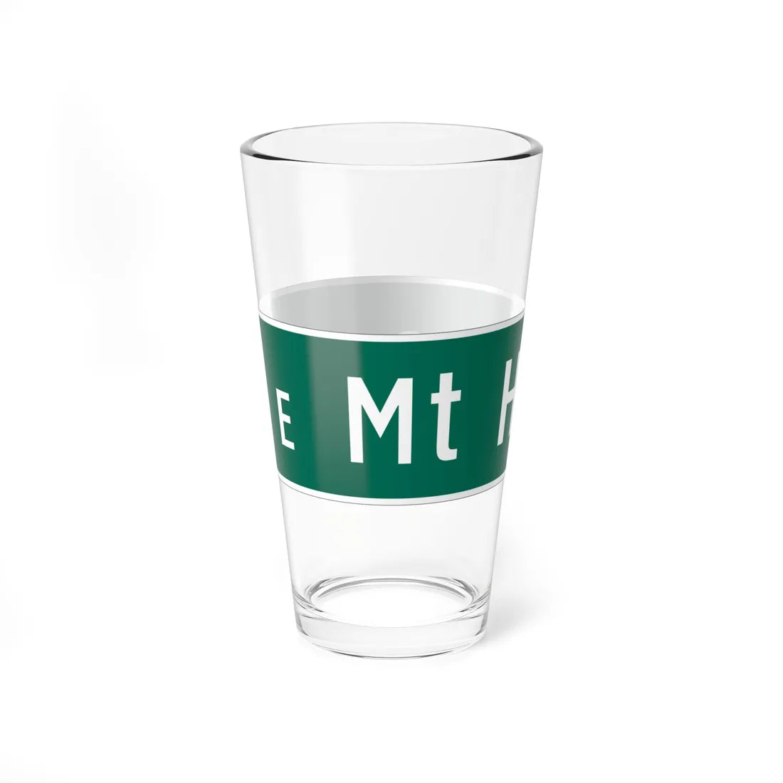 MUTCD-MI D3-1 (Michigan) (Road Sign) Pint Glass 16oz - Go Mug Yourself
