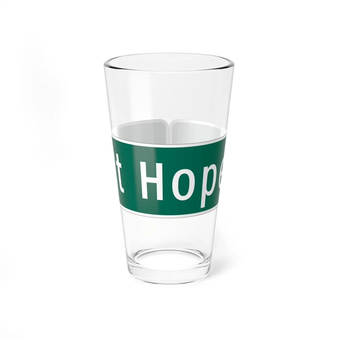 MUTCD-MI D3-1 (Michigan) (Road Sign) Pint Glass 16oz - Go Mug Yourself