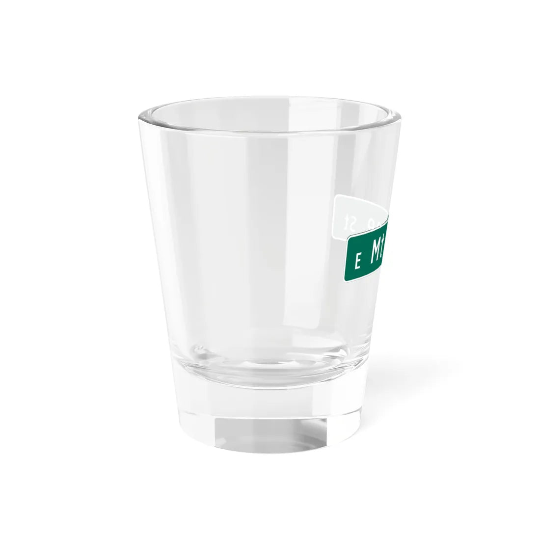 MUTCD-MI D3-1 (Michigan) (Road Sign) Shot Glass 1.5oz - Go Mug Yourself