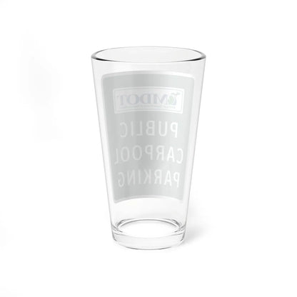 MUTCD-MI D4-4 (Michigan) (Road Sign) Pint Glass 16oz - Go Mug Yourself