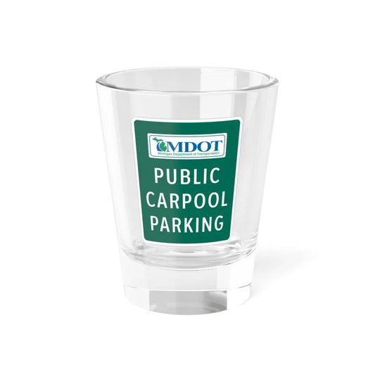 MUTCD-MI D4-4 (Michigan) (Road Sign) Shot Glass 1.5oz 1.5oz - Go Mug Yourself
