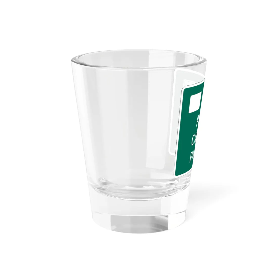 MUTCD-MI D4-4a (Michigan) (Road Sign) Shot Glass 1.5oz - Go Mug Yourself