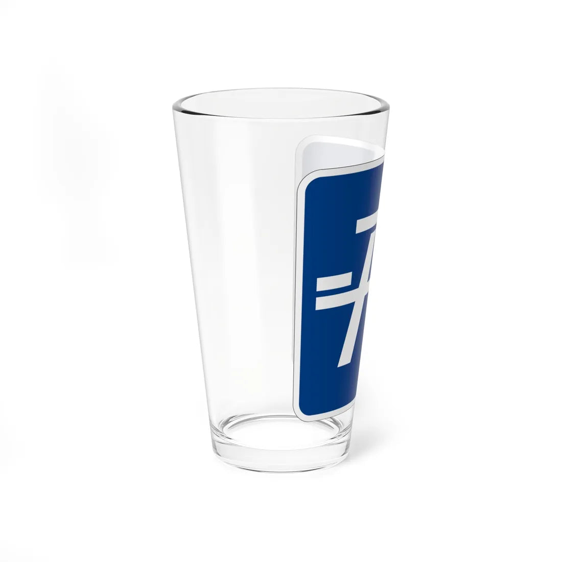 MUTCD-MI D5-5a (Michigan) (Road Sign) Pint Glass 16oz - Go Mug Yourself