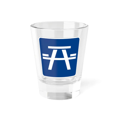MUTCD-MI D5-5a (Michigan) (Road Sign) Shot Glass 1.5oz 1.5oz - Go Mug Yourself