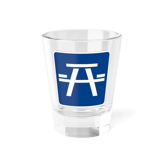 MUTCD-MI D5-5a (Michigan) (Road Sign) Shot Glass 1.5oz 1.5oz - Go Mug Yourself