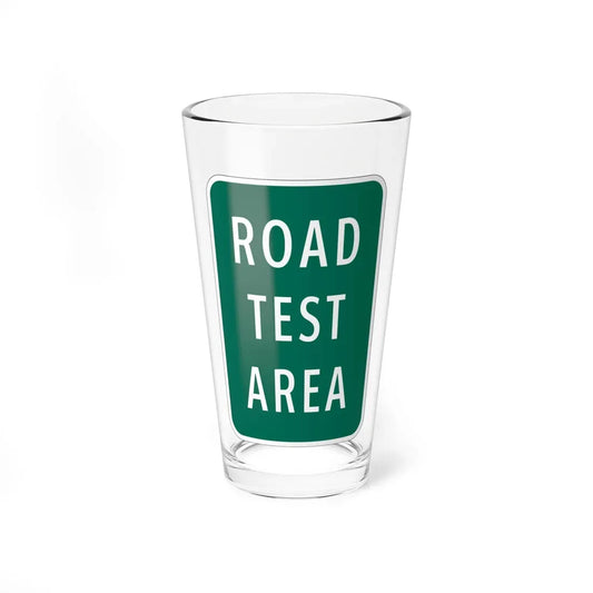 MUTCD-MI I16-1 (Michigan) (Road Sign) Pint Glass 16oz 16oz - Go Mug Yourself