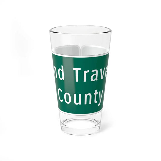 MUTCD-MI I2-2 (Michigan) (Road Sign) Pint Glass 16oz 16oz - Go Mug Yourself