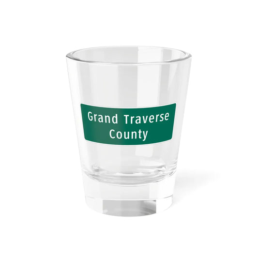 MUTCD-MI I2-2 (Michigan) (Road Sign) Shot Glass 1.5oz 1.5oz - Go Mug Yourself