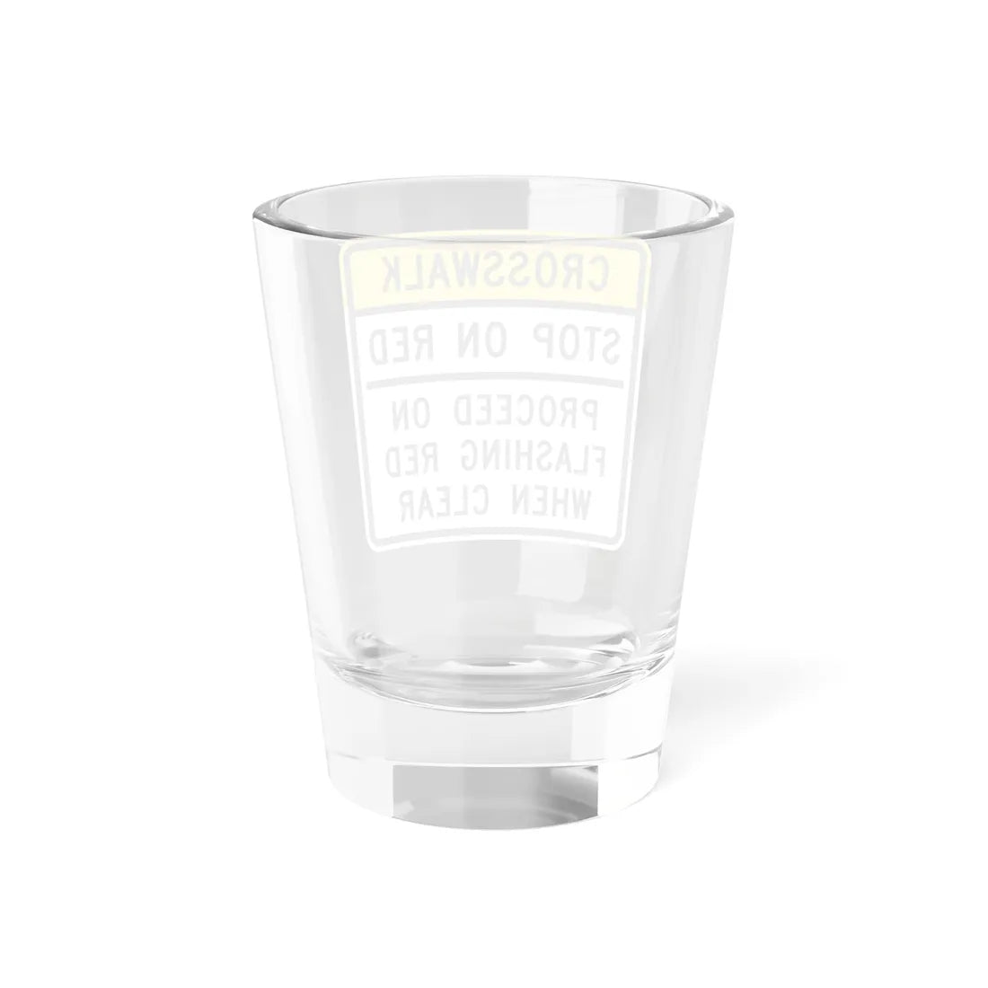 MUTCD-MI R10-23b (Michigan) (Road Sign) Shot Glass 1.5oz - Go Mug Yourself