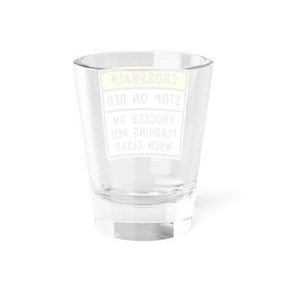 MUTCD-MI R10-23b (Michigan) (Road Sign) Shot Glass 1.5oz - Go Mug Yourself