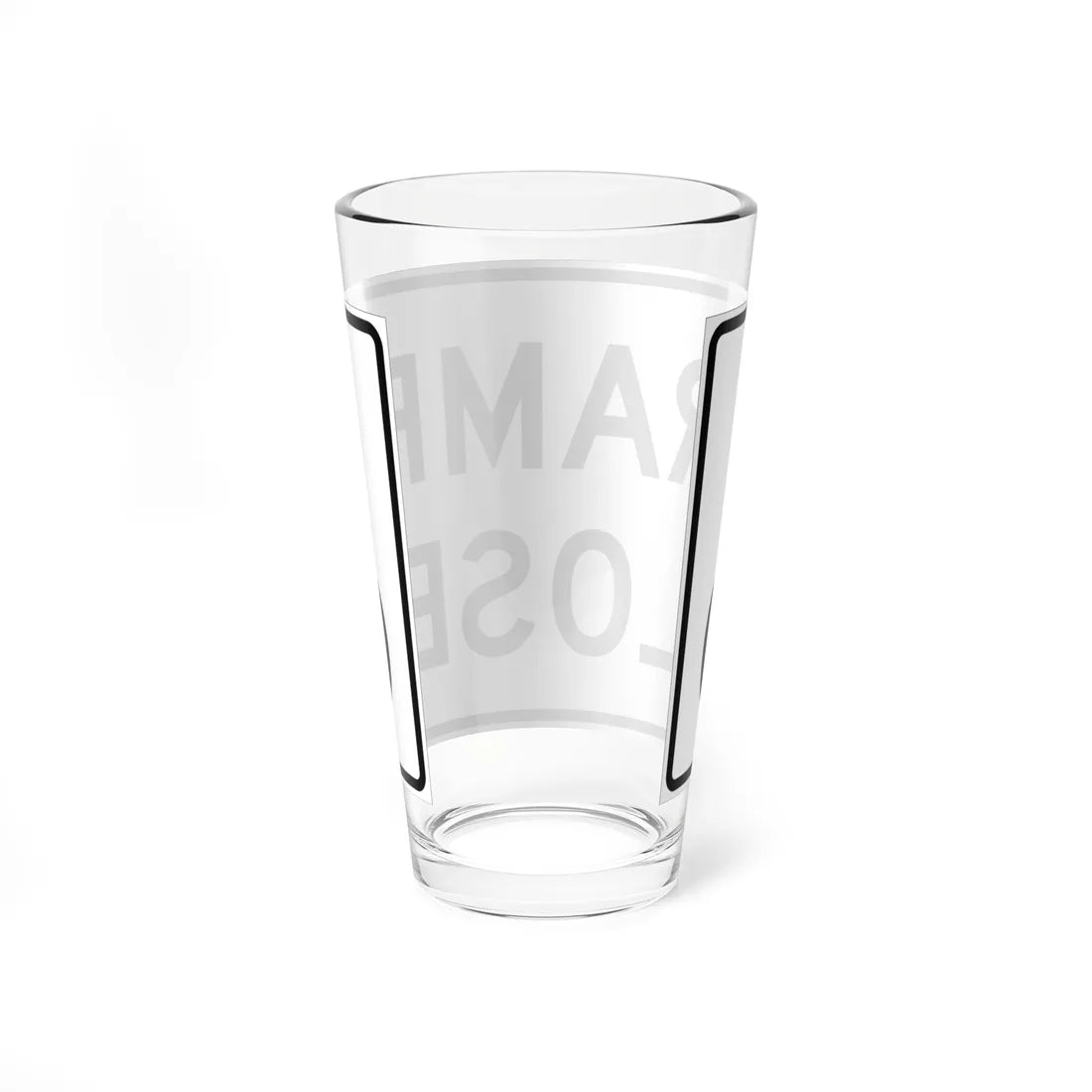 MUTCD-MI R11-2a (Michigan) (Road Sign) Pint Glass 16oz - Go Mug Yourself