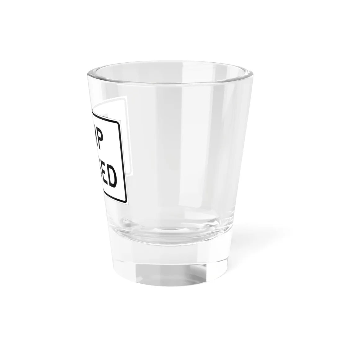 MUTCD-MI R11-2a (Michigan) (Road Sign) Shot Glass 1.5oz - Go Mug Yourself