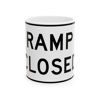 MUTCD-MI R11-2a (Michigan) (Road Sign) White Coffee Mug 11oz - Go Mug Yourself