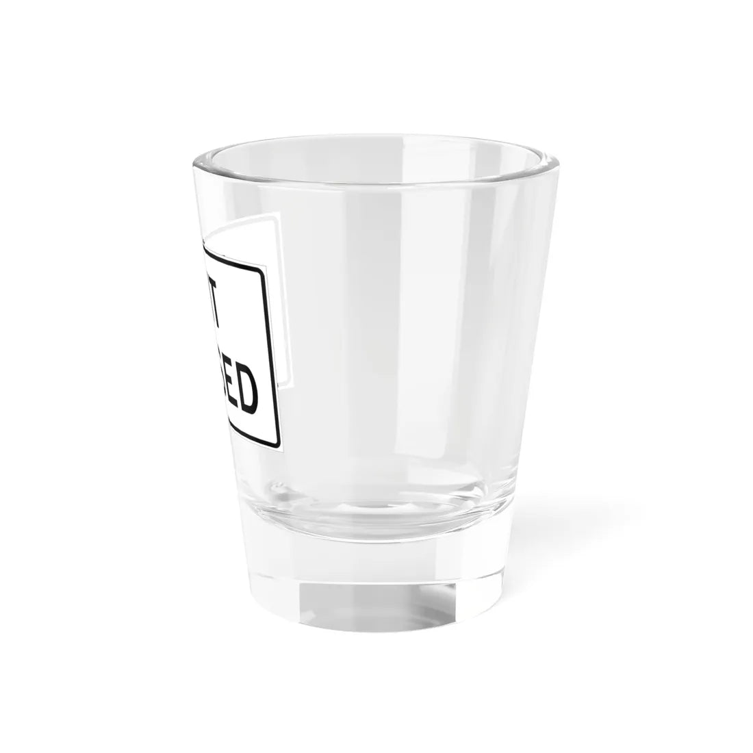 MUTCD-MI R11-2b (Michigan) (Road Sign) Shot Glass 1.5oz - Go Mug Yourself