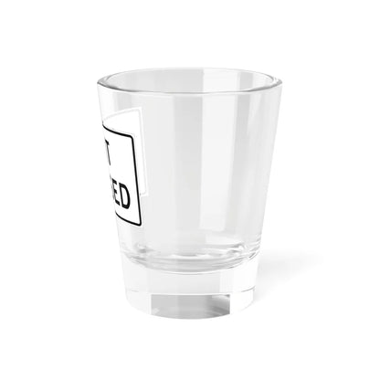 MUTCD-MI R11-2b (Michigan) (Road Sign) Shot Glass 1.5oz - Go Mug Yourself