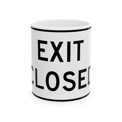 MUTCD-MI R11-2b (Michigan) (Road Sign) White Coffee Mug 11oz - Go Mug Yourself