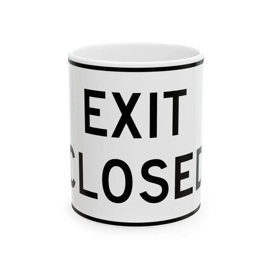 MUTCD-MI R11-2b (Michigan) (Road Sign) White Coffee Mug 11oz - Go Mug Yourself