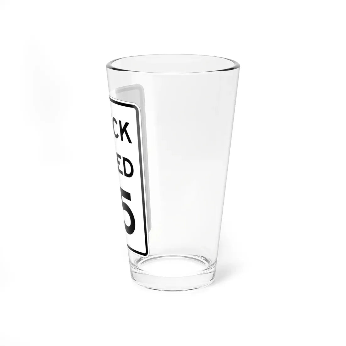 MUTCD-MI R2-2a (Michigan) (Road Sign) Pint Glass 16oz - Go Mug Yourself
