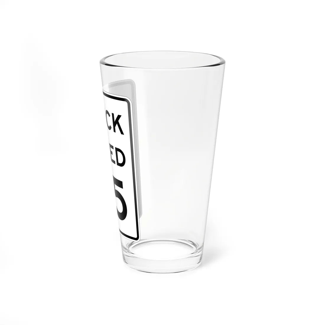 MUTCD-MI R2-2a (Michigan) (Road Sign) Pint Glss 16oz - Go Mug Yourself