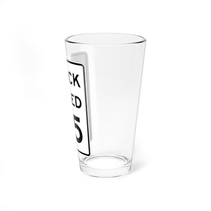 MUTCD-MI R2-2a (Michigan) (Road Sign) Pint Glss 16oz - Go Mug Yourself