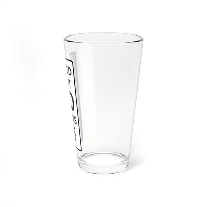 MUTCD-MI R2-4a (Michigan) (Road Sign) Pint Glss 16oz - Go Mug Yourself