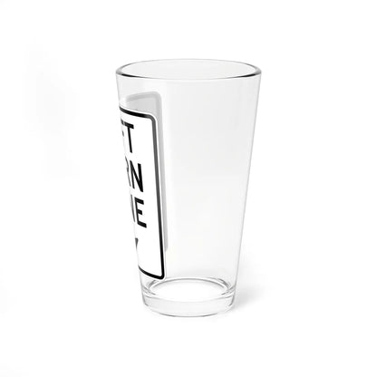 MUTCD-MI R3-32 (Michigan) (Road Sign) Pint Glss 16oz - Go Mug Yourself