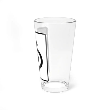 MUTCD-MI R3-5k (Michigan) (Road Sign) Pint Glass 16oz - Go Mug Yourself