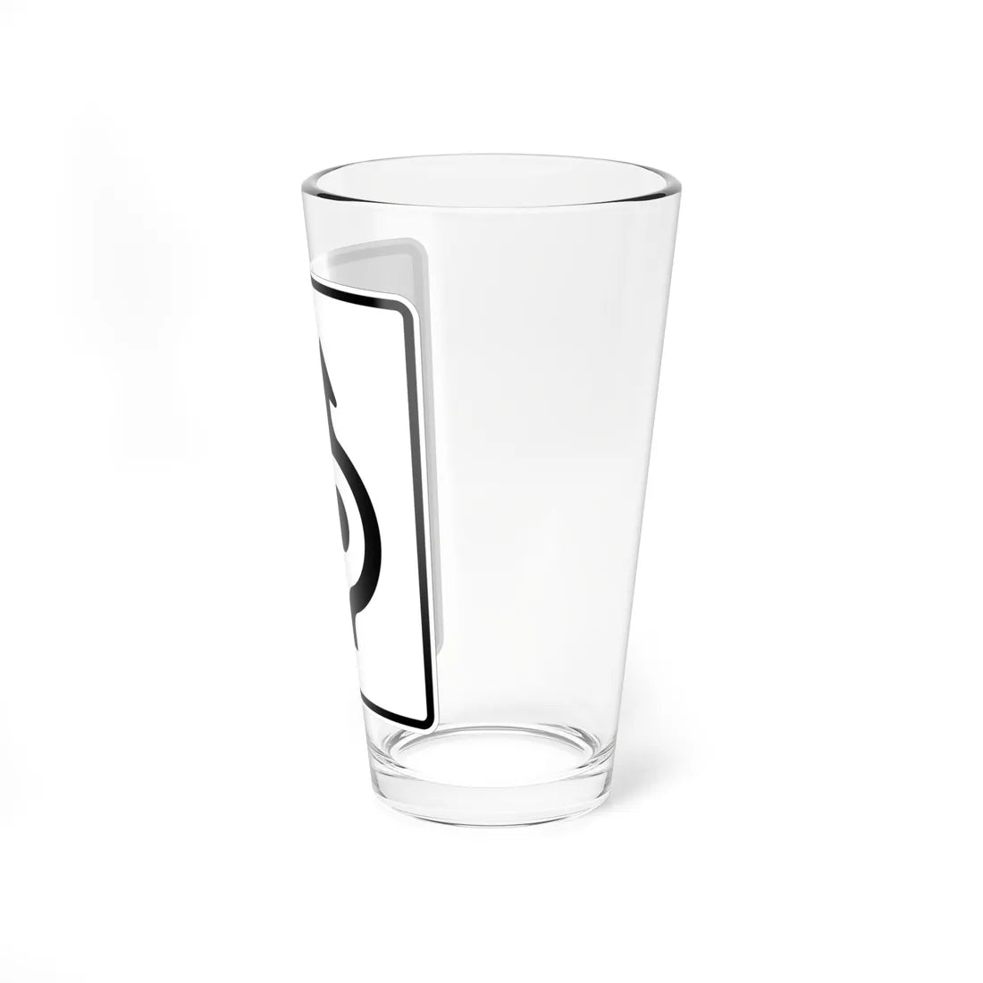 MUTCD-MI R3-5k (Michigan) (Road Sign) Pint Glss 16oz - Go Mug Yourself