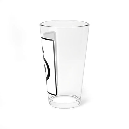 MUTCD-MI R3-5k (Michigan) (Road Sign) Pint Glss 16oz - Go Mug Yourself