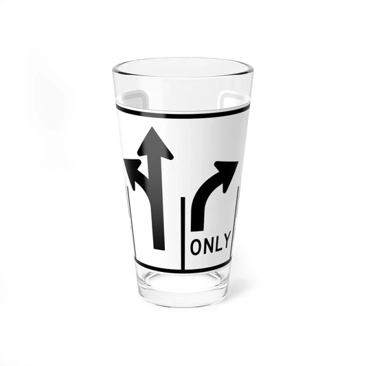 MUTCD-MI R3-8ak (Michigan) (Road Sign) Pint Glass 16oz 16oz - Go Mug Yourself