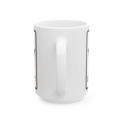 MUTCD-MI R3-8ak (Michigan) (Road Sign) White Coffee Mug - Go Mug Yourself