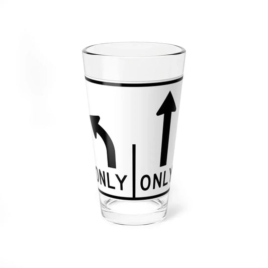 MUTCD-MI R3-8c (Michigan) (Road Sign) Pint Glass 16oz 16oz - Go Mug Yourself