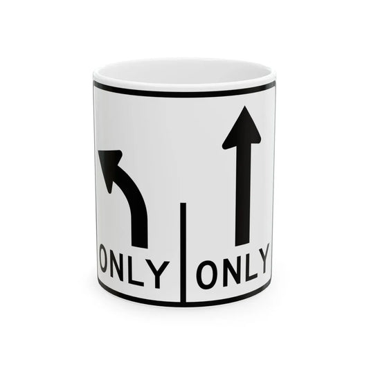 MUTCD-MI R3-8c (Michigan) (Road Sign) White Coffee Mug 11oz - Go Mug Yourself