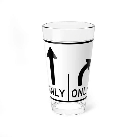 MUTCD-MI R3-8d (Michigan) (Road Sign) Pint Glass 16oz 16oz - Go Mug Yourself