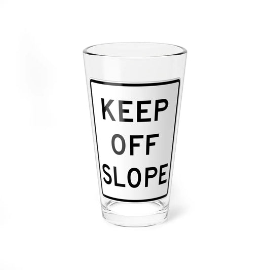 MUTCD-MI R4-19 (Michigan) (Road Sign) Pint Glass 16oz 16oz - Go Mug Yourself