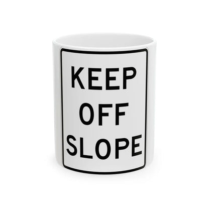 MUTCD-MI R4-19 (Michigan) (Road Sign) White Coffee Mug 11oz - Go Mug Yourself