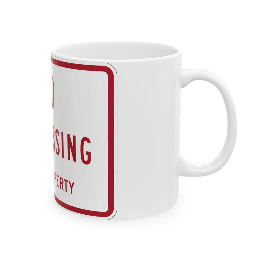 MUTCD-MI R5-15 (Michigan) (Road Sign) White Coffee Mug - Go Mug Yourself
