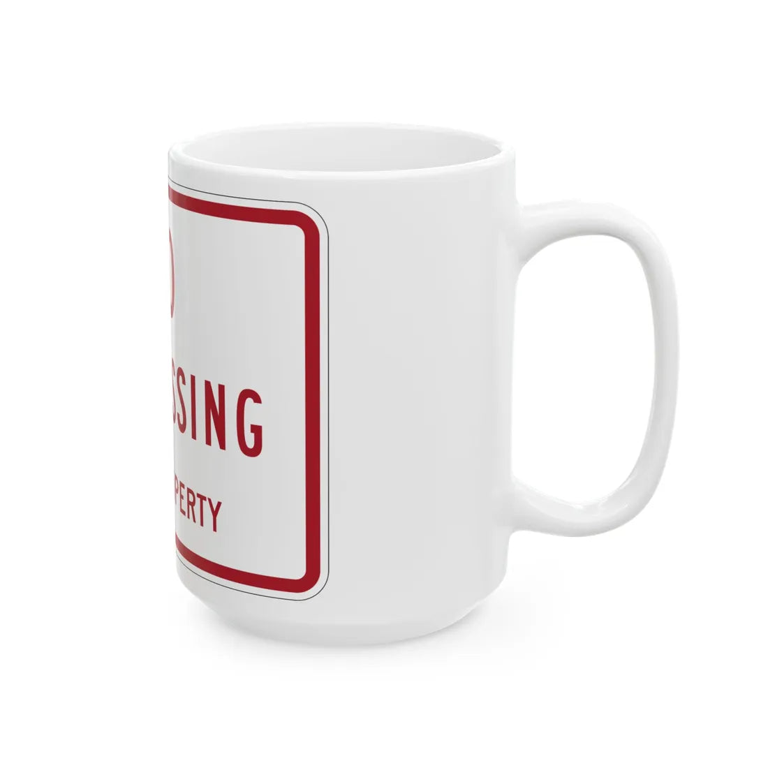 MUTCD-MI R5-15 (Michigan) (Road Sign) White Coffee Mug - Go Mug Yourself