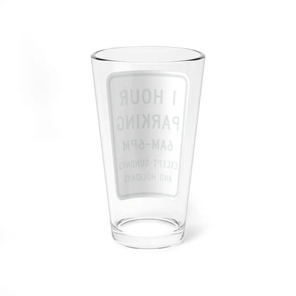 MUTCD-MI R7-11 (Michigan) (Road Sign) Pint Glass 16oz - Go Mug Yourself