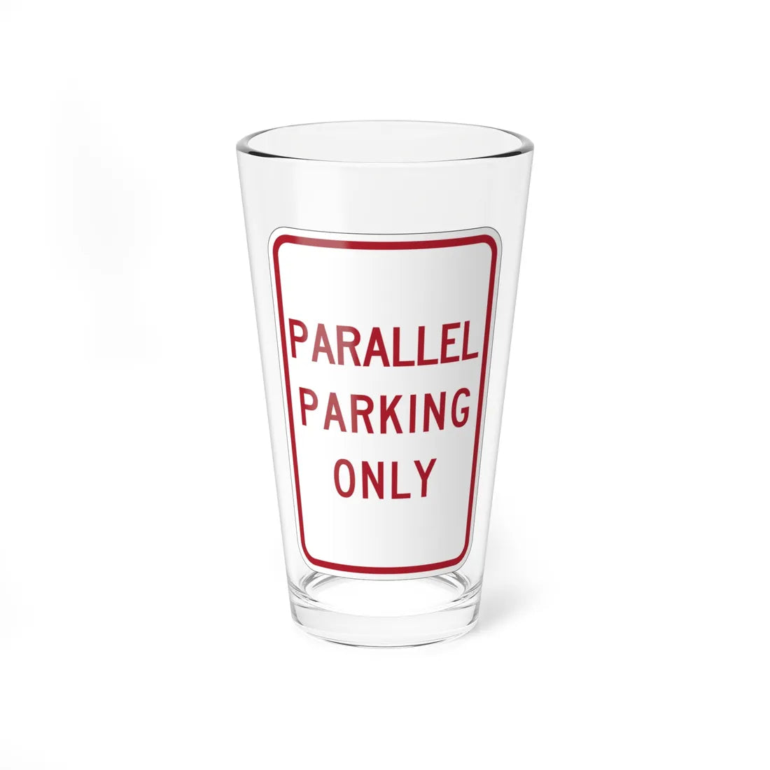 MUTCD-MI R7-12 (Michigan) (Road Sign) Pint Glass 16oz 16oz - Go Mug Yourself