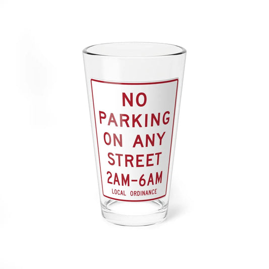 MUTCD-MI R7-13 (Michigan) (Road Sign) Pint Glass 16oz 16oz - Go Mug Yourself