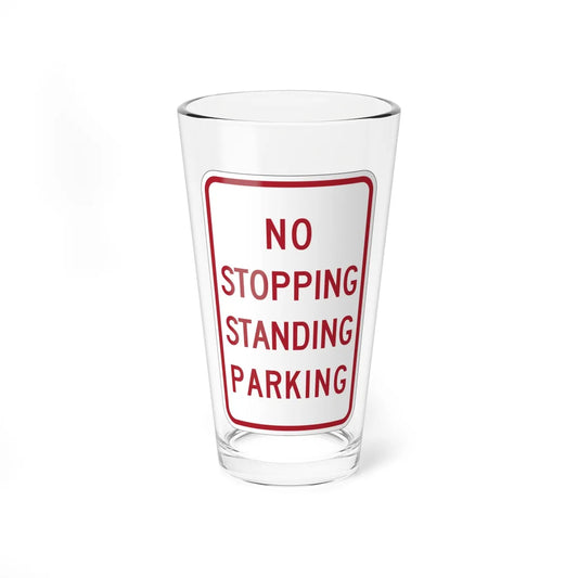 MUTCD-MI R7-14 (Michigan) (Road Sign) Pint Glass 16oz 16oz - Go Mug Yourself